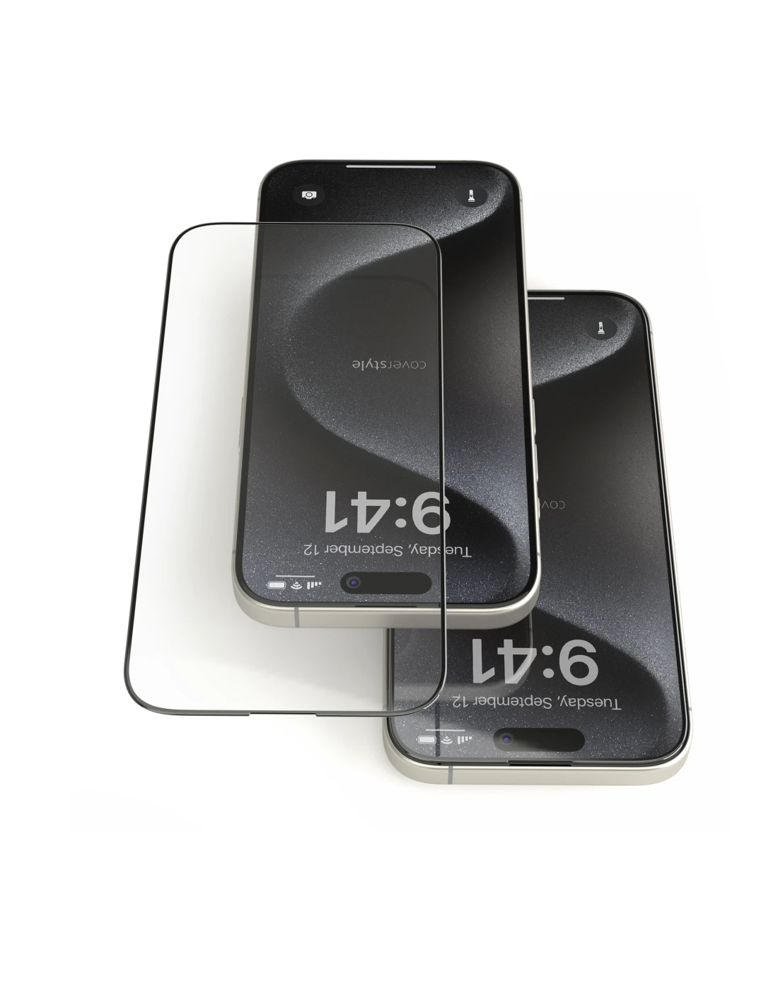 2x HyperGlass 3D® - Pellicola In Vetro Temperato 3D Per IPhone 15 Pro Max - Nero - 2 Pezzi 3 2x HyperGlass 3D® - Pellicola In Vetro Temperato 3D Per IPhone 15 Pro Max - Nero - 2 Pezzi - immagine 3