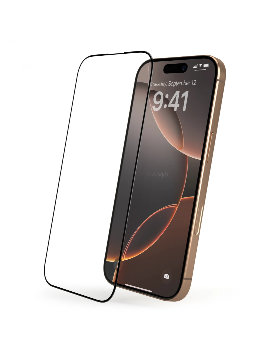 2x HyperGlass 3D® - Pellicola In Vetro Temperato 3D Per IPhone 16 Pro Max - Nero - 2 Pezzi 4 2x HyperGlass 3D® - Pellicola In Vetro Temperato 3D Per IPhone 16 Pro Max - Nero - 2 Pezzi - immagine 4