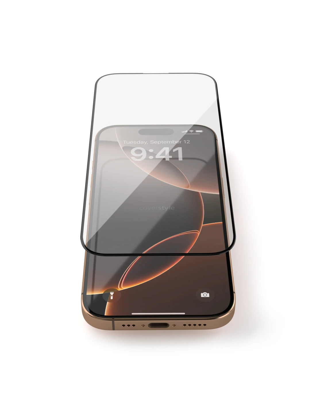 2x HyperGlass 3D® - Pellicola In Vetro Temperato 3D Per IPhone 16 Pro Max - Nero - 2 Pezzi 5 2x HyperGlass 3D® - Pellicola In Vetro Temperato 3D Per IPhone 16 Pro Max - Nero - 2 Pezzi - immagine 5