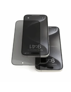 2x HyperGlass 3D PRIVACY® - Pellicola In Vetro Temperato 3D Per IPhone 15 Pro Max - Privacy -Cover Style Negozio 2x hyperglass 3d privacy pellicola in vetro temperato 3d per iphone 15 pro max privacy 2
