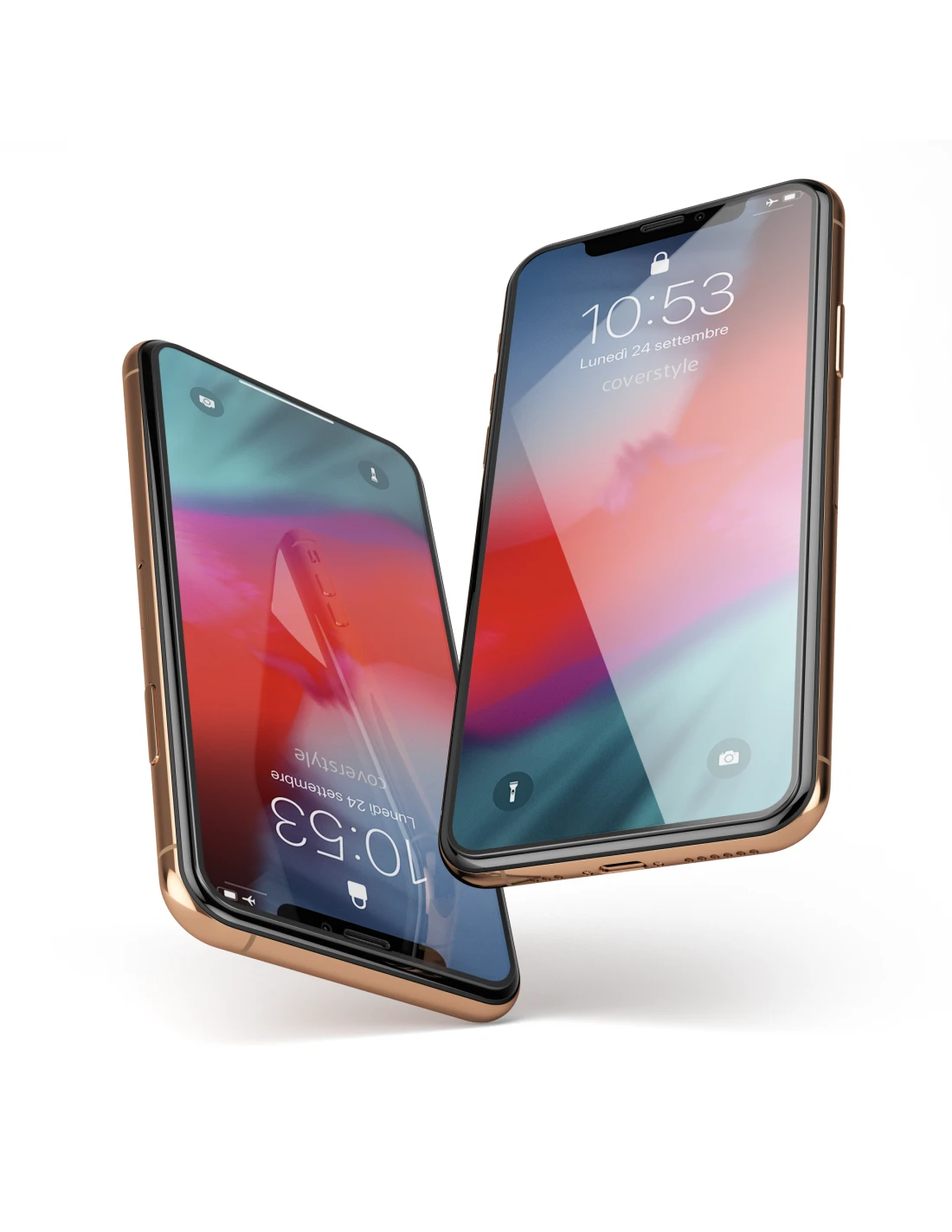 2x HyperGlass 3D PRO 0.3 - Pellicola TOTALE Anti-Polvere In Vetro Temperato Qualità A+ Per IPhone X / XS - Nero 2 2x HyperGlass 3D PRO 0.3 - Pellicola TOTALE Anti-Polvere In Vetro Temperato Qualità A+ Per IPhone X / XS - Nero - immagine 2