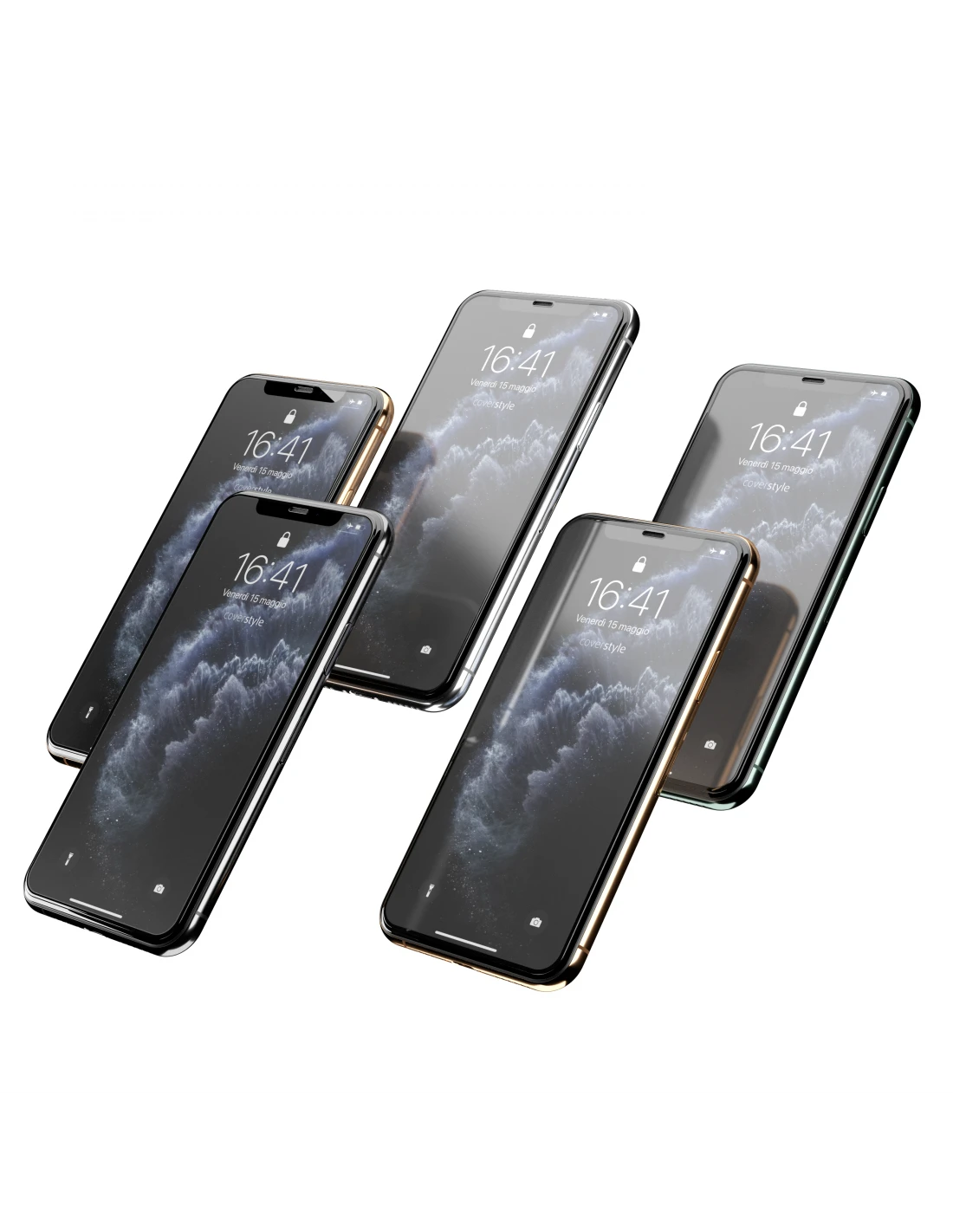 2x HyperGlass 3D PRO® - Pellicola OPACA In Vetro Temperato 3D Per IPhone 11 Pro (5.8")- Nero 6 2x HyperGlass 3D PRO® - Pellicola OPACA In Vetro Temperato 3D Per IPhone 11 Pro (5.8")- Nero - immagine 6
