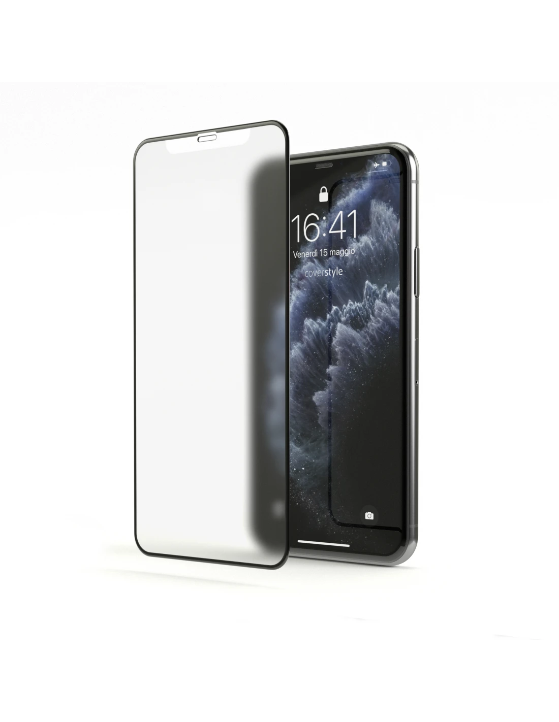 2x HyperGlass 3D PRO® - Pellicola OPACA In Vetro Temperato 3D Per IPhone 11 Pro (5.8")- Nero 1 2x HyperGlass 3D PRO® - Pellicola OPACA In Vetro Temperato 3D Per IPhone 11 Pro (5.8")- Nero