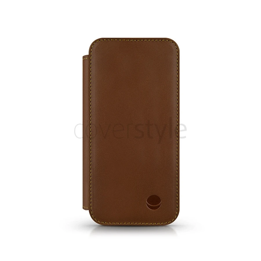 Beyzacases - Custodia In Pelle Folio Per IPhone 5/5S - Marrone 2 Beyzacases - Custodia In Pelle Folio Per IPhone 5/5S - Marrone - immagine 2