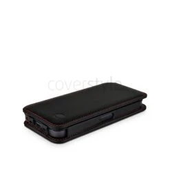 Beyzacases - Custodia In Pelle Folio Per IPhone 5/5S - Nero -Cover Style Negozio beyzacases custodia in pelle folio per iphone 5 5s nero 3