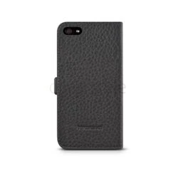 Beyzacases - Custodia In Pelle MF Folio Per IPhone 5/5S - Grigio -Cover Style Negozio beyzacases custodia in pelle mf folio per iphone 5 5s grigio 2