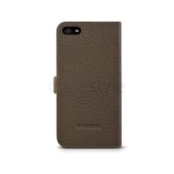 Beyzacases - Custodia In Pelle MF Folio Per IPhone 5/5S - Marrone -Cover Style Negozio beyzacases custodia in pelle mf folio per iphone 5 5s marrone 3