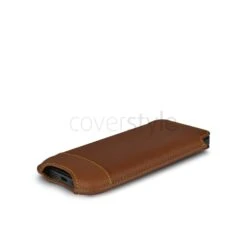 Beyzacases - Custodia In Pelle New SlimLine Classic Per IPhone 5/5S - Marrone -Cover Style Negozio beyzacases custodia in pelle new slimline classic per iphone 5 5s marrone 3
