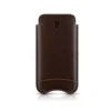 Beyzacases - Custodia In Pelle New SlimLine Classic Per IPhone 5/5S - Marrone Scuro