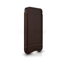 Beyzacases - Custodia In Pelle New SlimLine Classic Per IPhone 5/5S - Marrone Scuro -Cover Style Negozio beyzacases custodia in pelle new slimline classic per iphone 5 5s marrone scuro 2