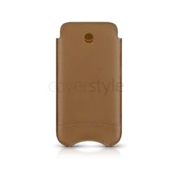 Beyzacases - Custodia In Pelle New SlimLine Classic Per IPhone 5/5S - Ocra (Camel)