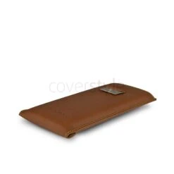 Beyzacases - Custodia In Pelle New Strap SP Per IPhone 5/5S - Marrone Chiaro -Cover Style Negozio beyzacases custodia in pelle new strap sp per iphone 5 5s marrone chiaro 3