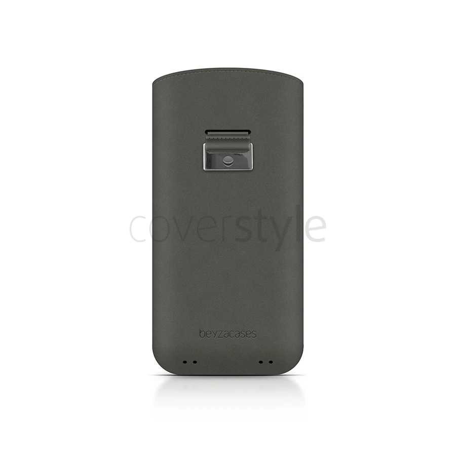 Beyzacases - Custodia In Pelle Retro Strap Plus Per IPhone 5/5S - Grigio 2 Beyzacases - Custodia In Pelle Retro Strap Plus Per IPhone 5/5S - Grigio - immagine 2