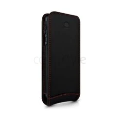 Beyzacases - Custodia In Pelle Serie Flip Per IPhone 5/5S - Nero -Cover Style Negozio beyzacases custodia in pelle serie flip per iphone 5 5s nero 2