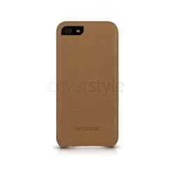Beyzacases - Custodia In Pelle Serie Flip Per IPhone 5/5S - Ocra (Camel) -Cover Style Negozio beyzacases custodia in pelle serie flip per iphone 5 5s ocra camel 3