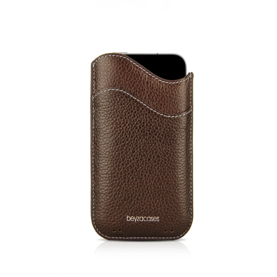 Beyzacases IPhone 4/4S "ID Slim" Case - Marrone Scuro 2 Beyzacases IPhone 4/4S "ID Slim" Case - Marrone Scuro - immagine 2