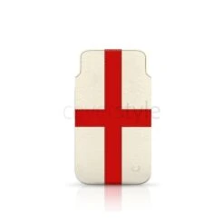 Beyzacases IPhone 4/4S Retro Super Slim Stripes Vertical Case - Bianco Croce Rossa