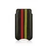 Beyzacases IPhone 4/4S SlimLine "Stripes" Case - Nero Rosso Verde