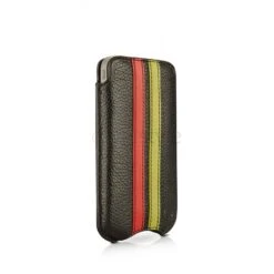 Beyzacases IPhone 4/4S SlimLine "Stripes" Case - Nero Rosso Verde -Cover Style Negozio beyzacases iphone 4 4s slimline stripes case nero rosso verde 2