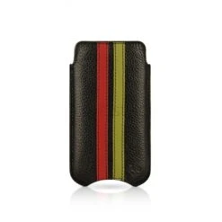 Beyzacases IPhone 4/4S SlimLine "Stripes" Case - Nero Rosso Verde