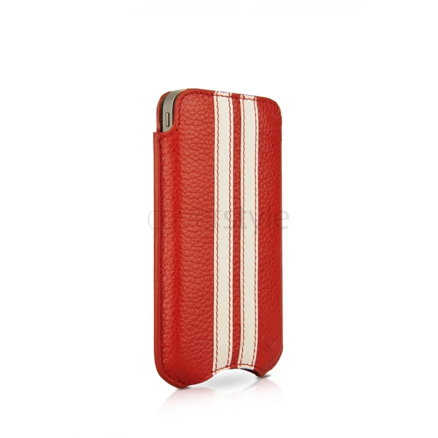 Beyzacases IPhone 4/4S SlimLine "Stripes" Case - Rosso Bianco 3 Beyzacases IPhone 4/4S SlimLine "Stripes" Case - Rosso Bianco - immagine 3