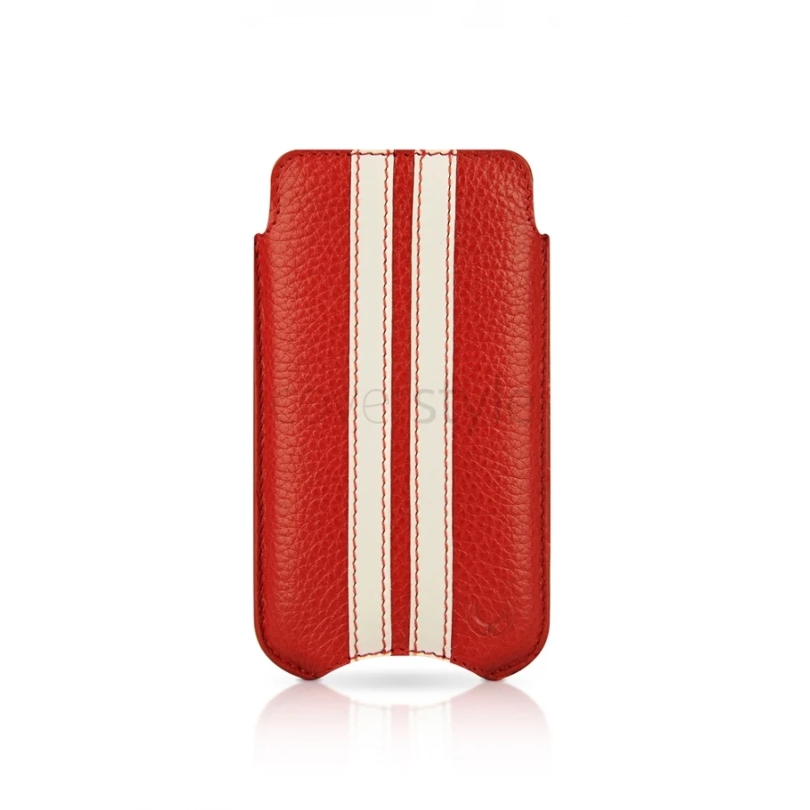 Beyzacases IPhone 4/4S SlimLine "Stripes" Case - Rosso Bianco 1 Beyzacases IPhone 4/4S SlimLine "Stripes" Case - Rosso Bianco
