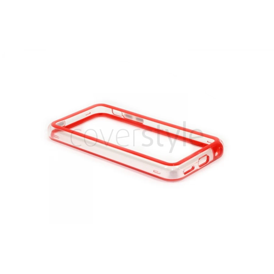 Bumper Advanced Per IPhone 5C - Rosso/Trasparente 2 Bumper Advanced Per IPhone 5C - Rosso/Trasparente - immagine 2