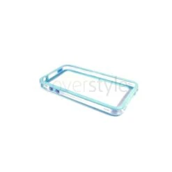 Bumper Bicolore Azzurro/Trasparente Per IPhone 4/4S - Serie Advanced