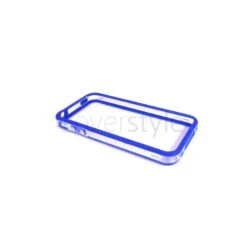 Bumper Bicolore Blu/Trasparente Per IPhone 4/4S - Serie Advanced