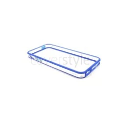 Bumper Bicolore Blu/Trasparente Per IPhone 5/5S - Serie Advanced