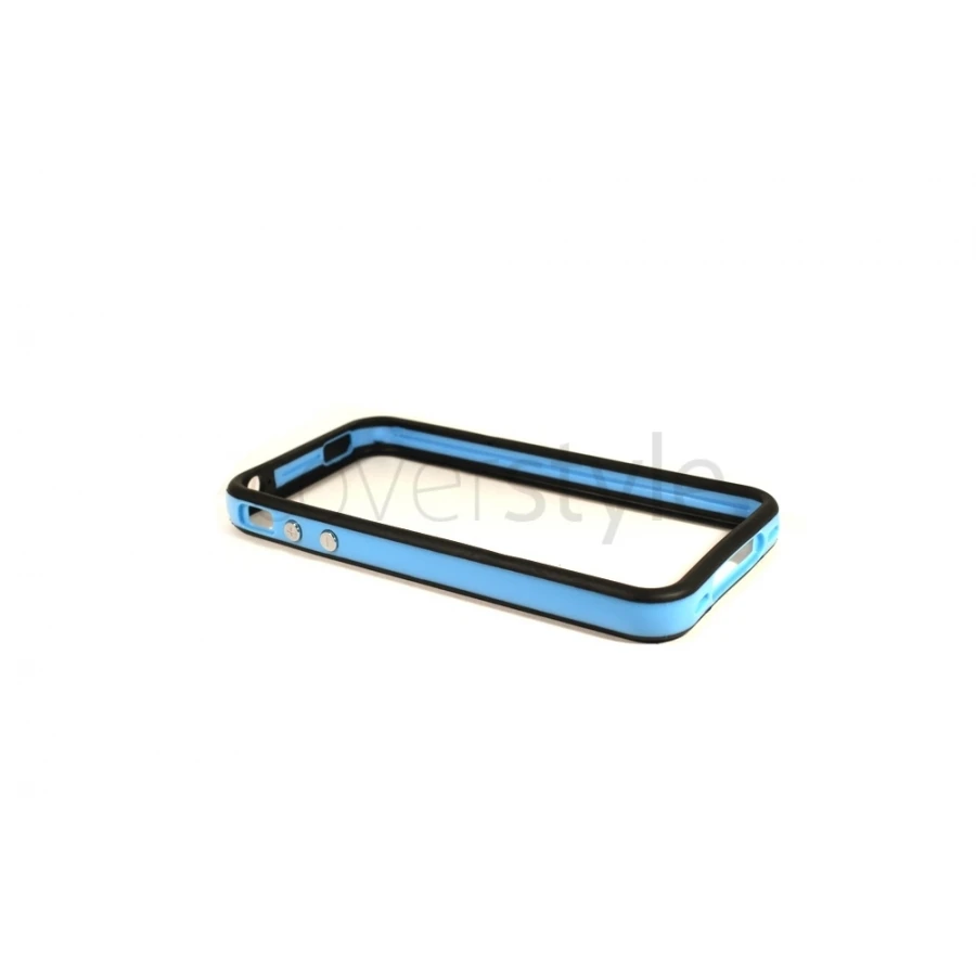 Bumper Bicolore Nero/Azzurro Per IPhone 4/4S - Serie Advanced 1 Bumper Bicolore Nero/Azzurro Per IPhone 4/4S - Serie Advanced