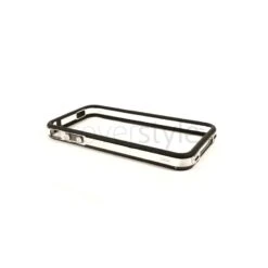Bumper Bicolore Nero/Trasparente Per IPhone 4/S - Serie Advanced
