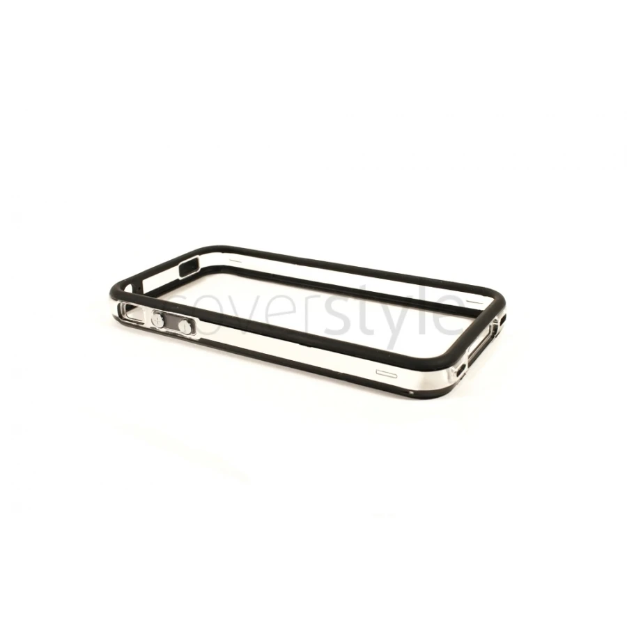 Bumper Bicolore Nero/Trasparente Per IPhone 4/S - Serie Advanced 1 Bumper Bicolore Nero/Trasparente Per IPhone 4/S - Serie Advanced
