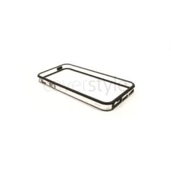 Bumper Bicolore Nero/Trasparente Per IPhone 5/5S - Serie Advanced