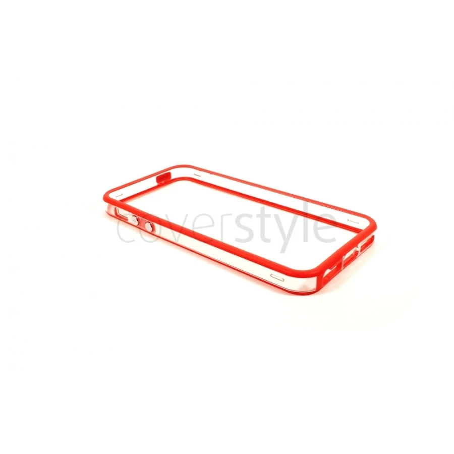 Bumper Bicolore Rosso/Trasparente Per IPhone 5/5S - Serie Advanced 1 Bumper Bicolore Rosso/Trasparente Per IPhone 5/5S - Serie Advanced
