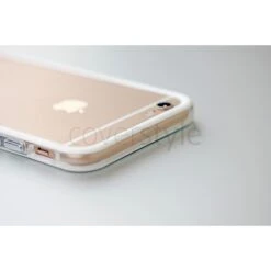 Bumper BumpFlex Per IPhone 6 (4.7") - Bianco + Interno Trasparente -Cover Style Negozio bumper bumpflex per iphone 6 47 bianco interno trasparente 3