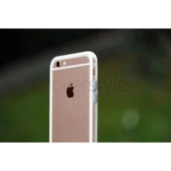 Bumper BumpFlex Per IPhone 6 (4.7") - Bianco + Interno Trasparente -Cover Style Negozio bumper bumpflex per iphone 6 47 bianco interno trasparente 8