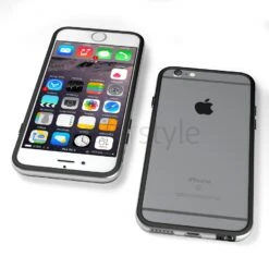 Bumper BumpFlex Per IPhone 6 (4.7") - Nero + Interno Trasparente -Cover Style Negozio bumper bumpflex per iphone 6 47 nero interno trasparente 2