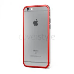 Bumper BumpFlex Per IPhone 6 (4.7") - Rosso + Interno Trasparente