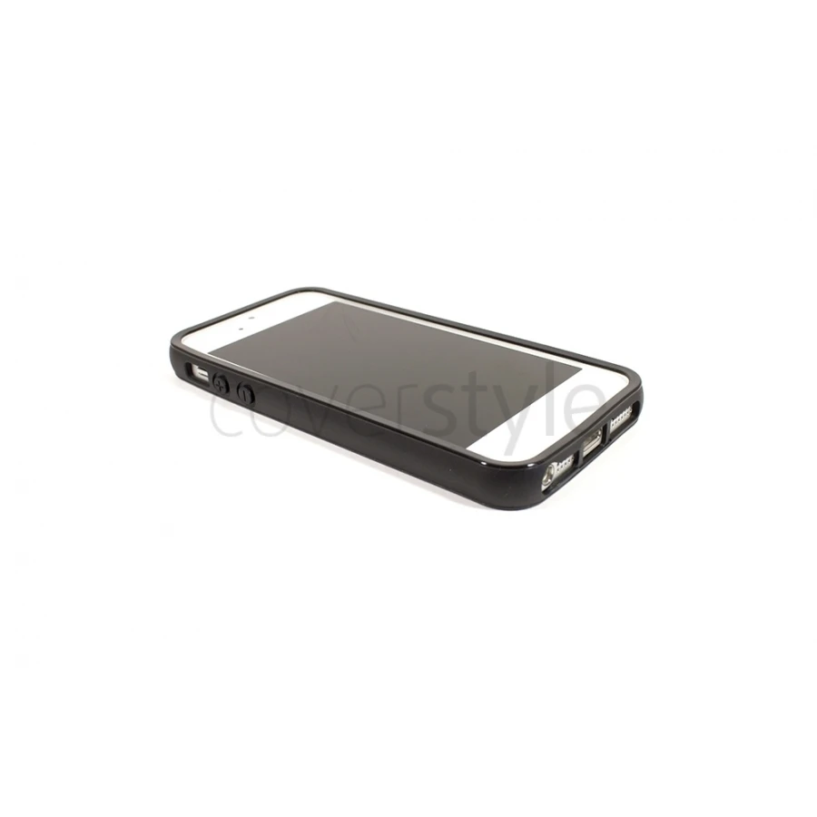 Bumper Nero Per IPhone 5/5S - Serie Basic 3 Bumper Nero Per IPhone 5/5S - Serie Basic - immagine 3