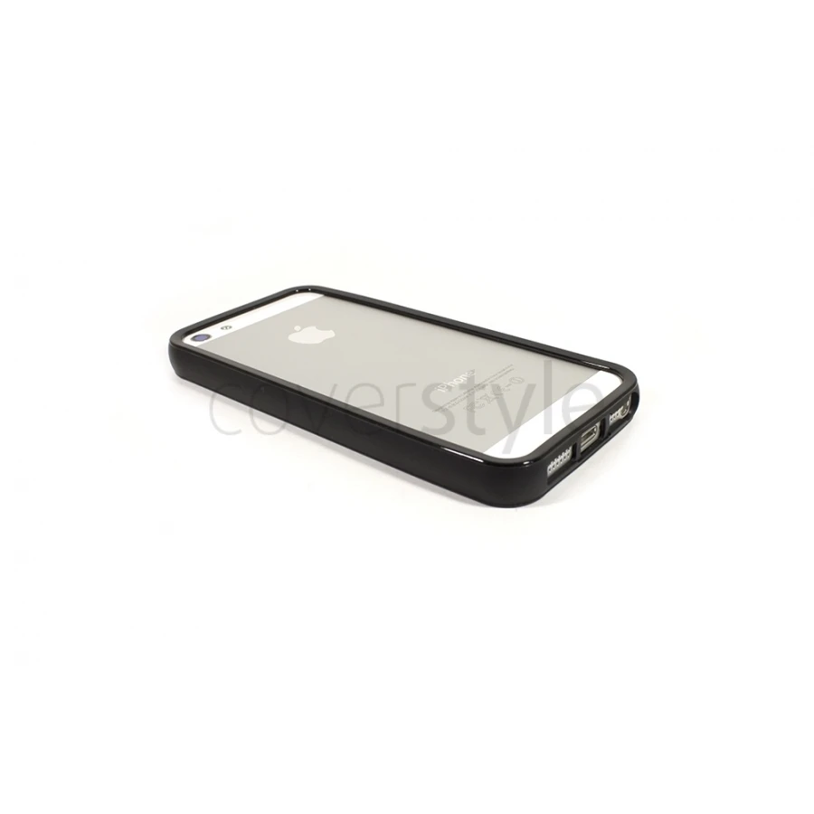 Bumper Nero Per IPhone 5/5S - Serie Basic 4 Bumper Nero Per IPhone 5/5S - Serie Basic - immagine 4