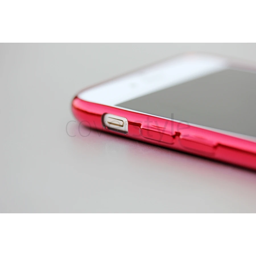 CoverStyle® - Custodia ChromFlex Flessibile + Bordo Cromato Per IPhone 6/6S (4.7") - Rosso 8 CoverStyle® - Custodia ChromFlex Flessibile + Bordo Cromato Per IPhone 6/6S (4.7") - Rosso - immagine 8