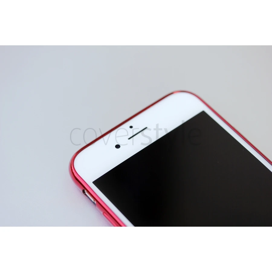CoverStyle® - Custodia ChromFlex Flessibile + Bordo Cromato Per IPhone 6/6S (4.7") - Rosso 10 CoverStyle® - Custodia ChromFlex Flessibile + Bordo Cromato Per IPhone 6/6S (4.7") - Rosso - immagine 10