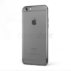 CoverStyle® - Custodia ChromFlex Flessibile + Bordo Cromato Per IPhone 6/6S Plus (5.5") - Grigio