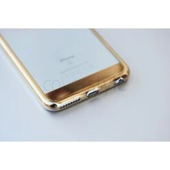 CoverStyle® - Custodia ChromFlex S Flessibile + Bordo E Bande Cromate Per IPhone 6/6S (4.7") - Oro -Cover Style Negozio coverstyle custodia chromflex s flessibile bordo e bande cromate per iphone 6 6s 47 oro 3