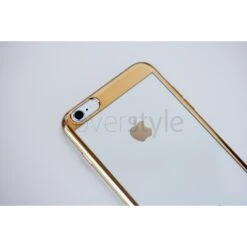 CoverStyle® - Custodia ChromFlex S Flessibile + Bordo E Bande Cromate Per IPhone 6/6S (4.7") - Oro -Cover Style Negozio coverstyle custodia chromflex s flessibile bordo e bande cromate per iphone 6 6s 47 oro 8