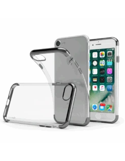 CoverStyle® - Custodia ChromFlex X Flessibile + Cromature Minimal Per IPhone 7/8 (4.7") - Grigio