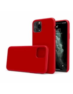 CoverStyle® - Custodia LiquidSoft® In Silicone Soft-Touch + Interno Microfibra Per IPhone XR - Rosso