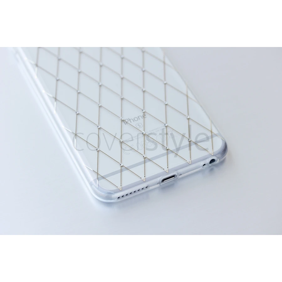 CoverStyle® - Custodia LuxFlex N°1 Con Brillantini + Stampa Oro Per IPhone 6/S (4.7") - Rombi 5 CoverStyle® - Custodia LuxFlex N°1 Con Brillantini + Stampa Oro Per IPhone 6/S (4.7") - Rombi - immagine 5