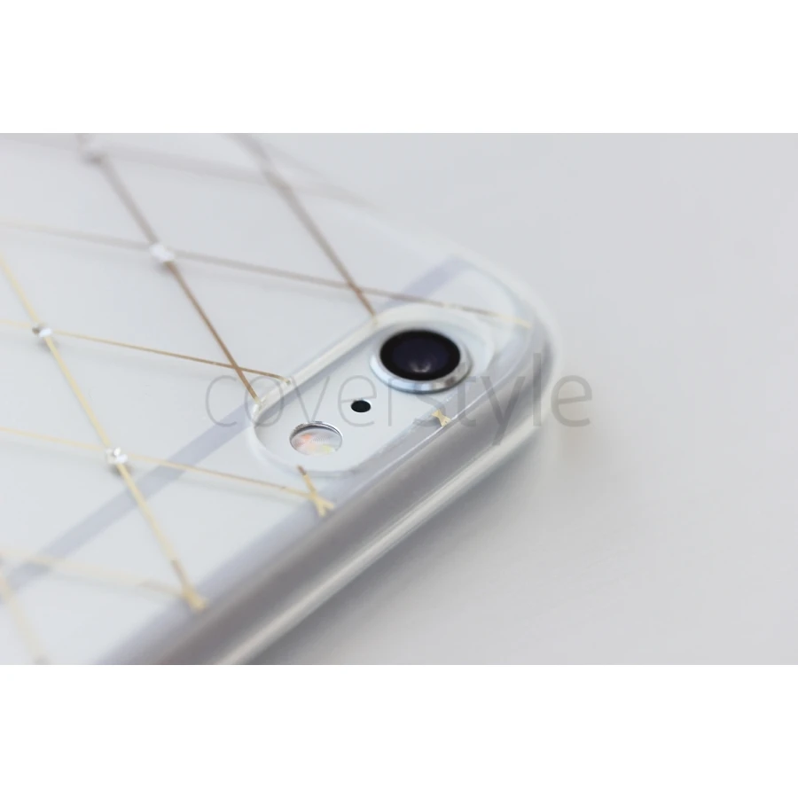 CoverStyle® - Custodia LuxFlex N°1 Con Brillantini + Stampa Oro Per IPhone 6/S (4.7") - Rombi 8 CoverStyle® - Custodia LuxFlex N°1 Con Brillantini + Stampa Oro Per IPhone 6/S (4.7") - Rombi - immagine 8